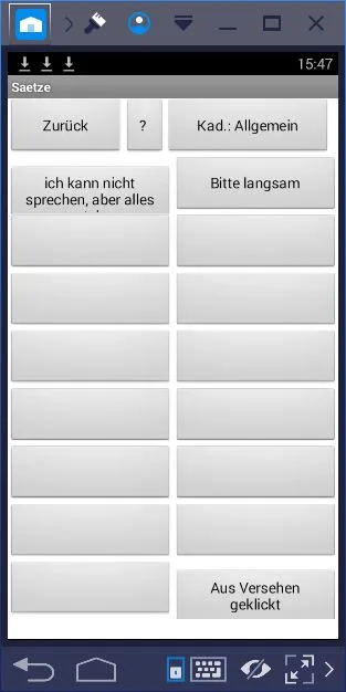 eigene Sätze